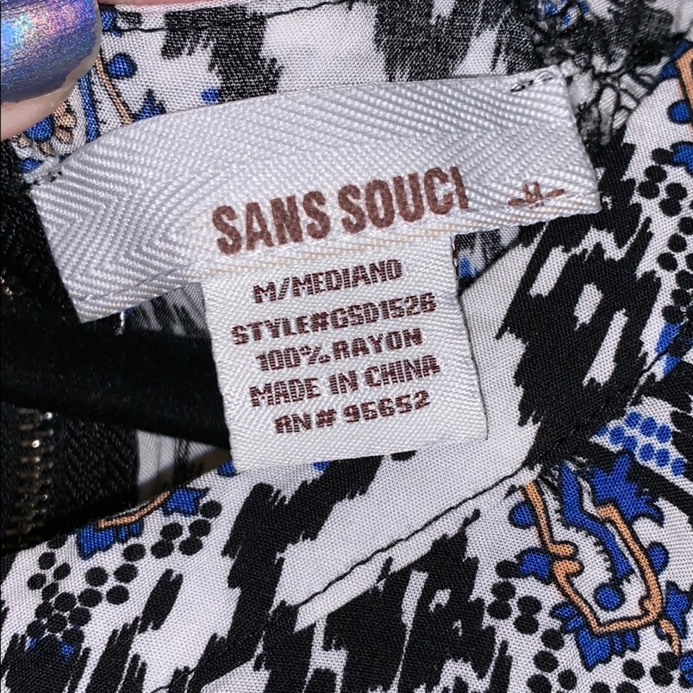 SansSouci Geometric Short Sleeve Tunic - Picture 4 of 6